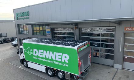 Electric mobility: A Renault Trucks D Wide Z.E. is fitted with solar panels