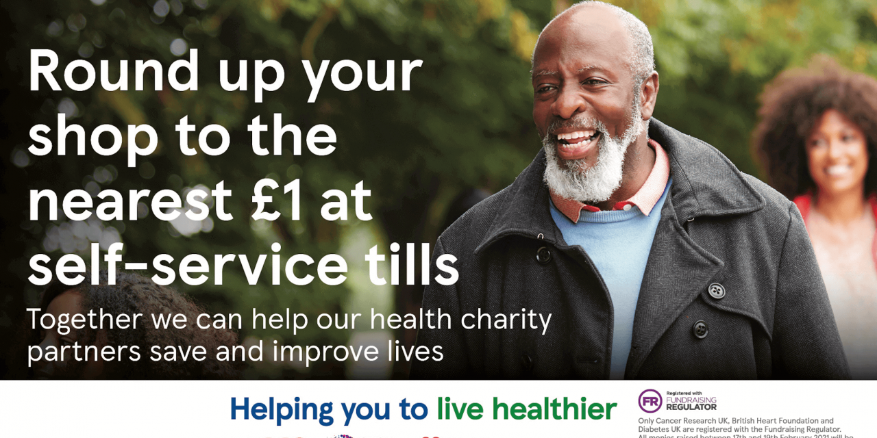 Tesco Health Charity Partnership fundraising appeal in Worcester – shows a little help can go a long way