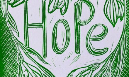 ‘Hope’: Original lino print for Spring and Easter by Hannah Turlington