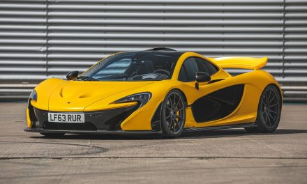 The very first McLaren P1 registered to a customer will cross the block at Silverstone Auctions May Sale
