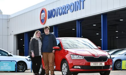 First car purchased through Birmingham Clean Air Zone Vehicle Scrappage Scheme collected from Motorpoint