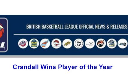Crandall Wins Player of the Year