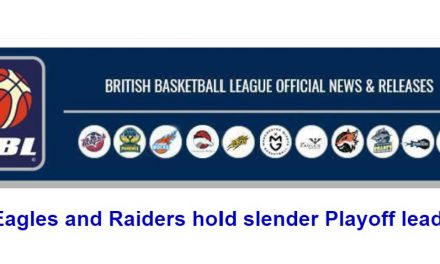 Eagles and Raiders hold slender Playoff leads