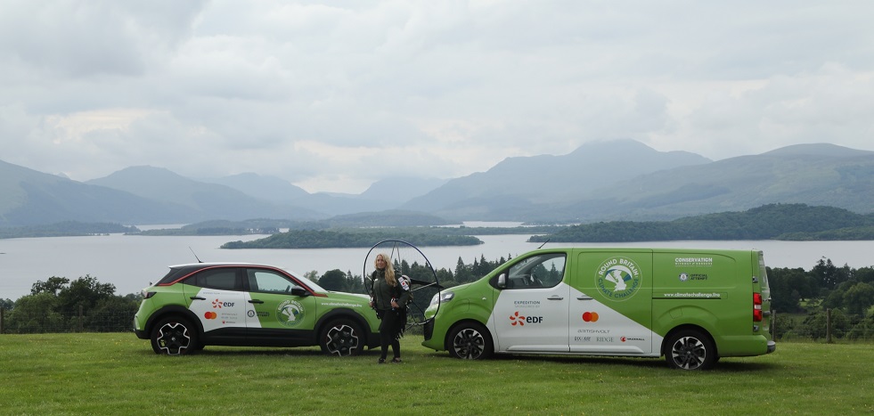 Vauxhall supports all-electric paramotor world record attempt