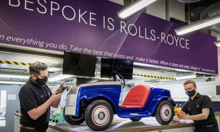 Unique Rolls-Royce motor car receives special treatment at home of Rolls-Royce