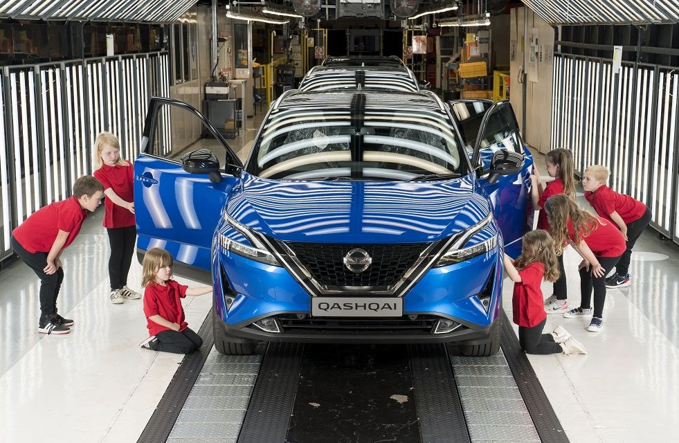 Nissan starts production of new Qashqai in Sunderland and offers skills experience to every schoolchild in North East England