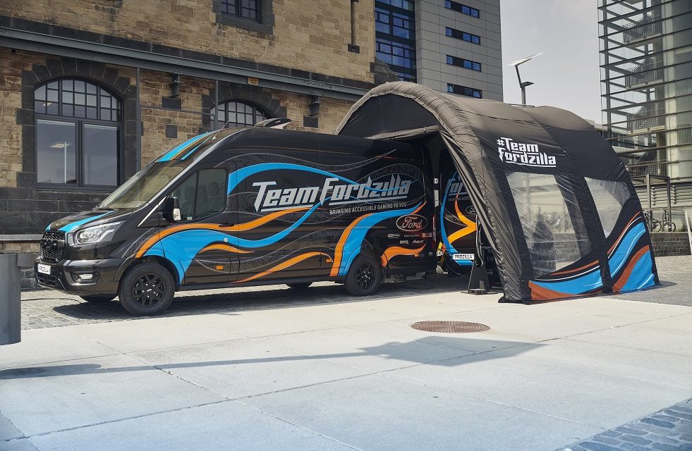Team Fordzilla ‘Gaming Transit’ European Road Trip Brings Support to Charities with Accessible Fun for Young Gamers