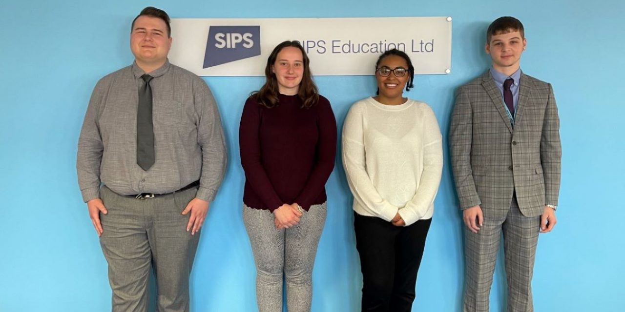 SIPS Education recruits four apprentices as part of ongoing growth