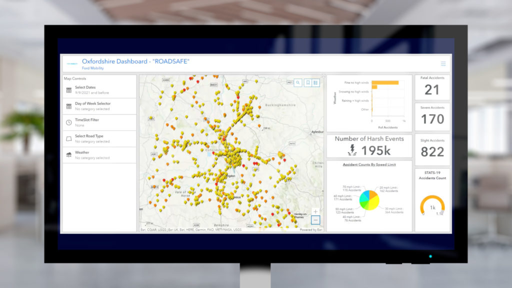 Ford ‘Roadsafe’ dashboard to help drivers steer clear of hidden hazards using connected car technology