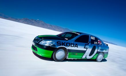 227.080mph: ŠKODA celebrates the 10th anniversary of its historic Land Speed Record run