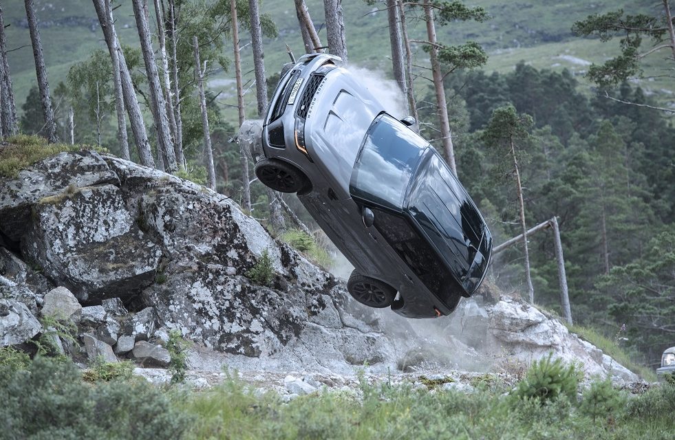 New behind-the-scenes footage shows Range Rover Sport SVR preparing to make an impact in new James Bond film
