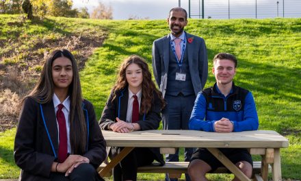 Miller Homes donates buddy bench to local Telford School in support of Anti-Bullying Week
