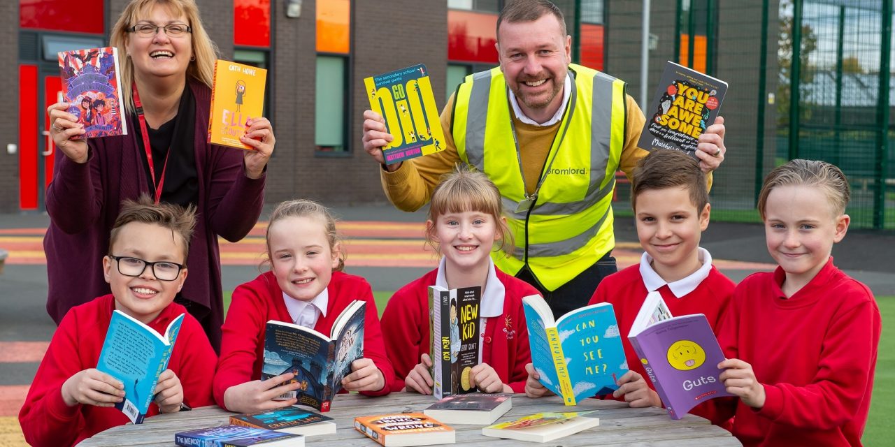 Housing provider in Telford boosts school library with book donation