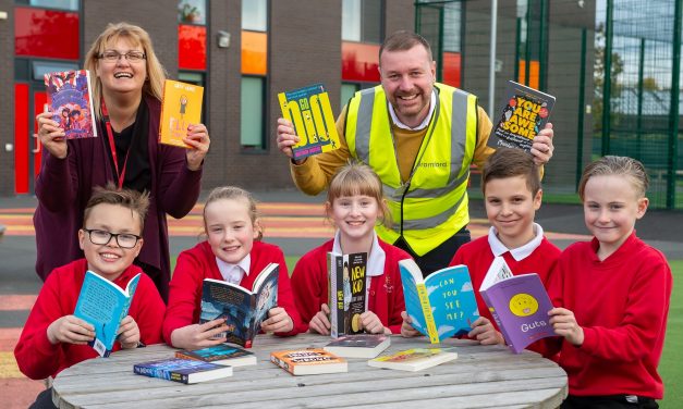Housing provider in Telford boosts school library with book donation