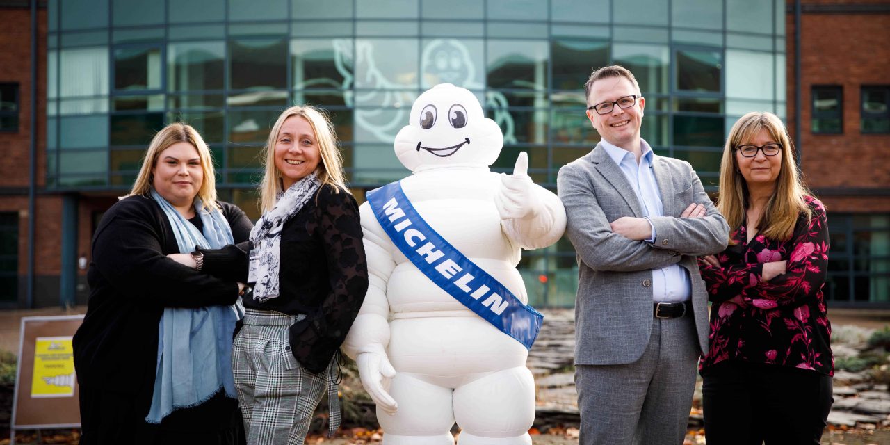Students head to Michelin to set out enterprise aspirations in Dragon’s Den