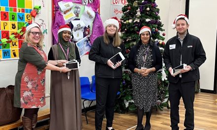 GMI Construction Group gifts tech to support to Birmingham’s Chilwell Croft Academy,