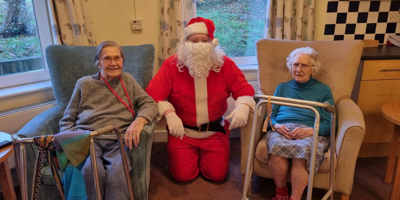 Christmas comes early at Warwickshire care home