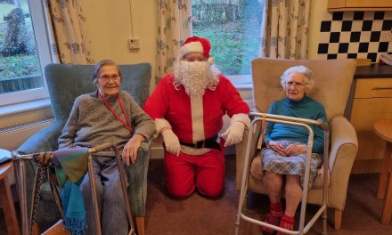 Christmas comes early at Warwickshire care home