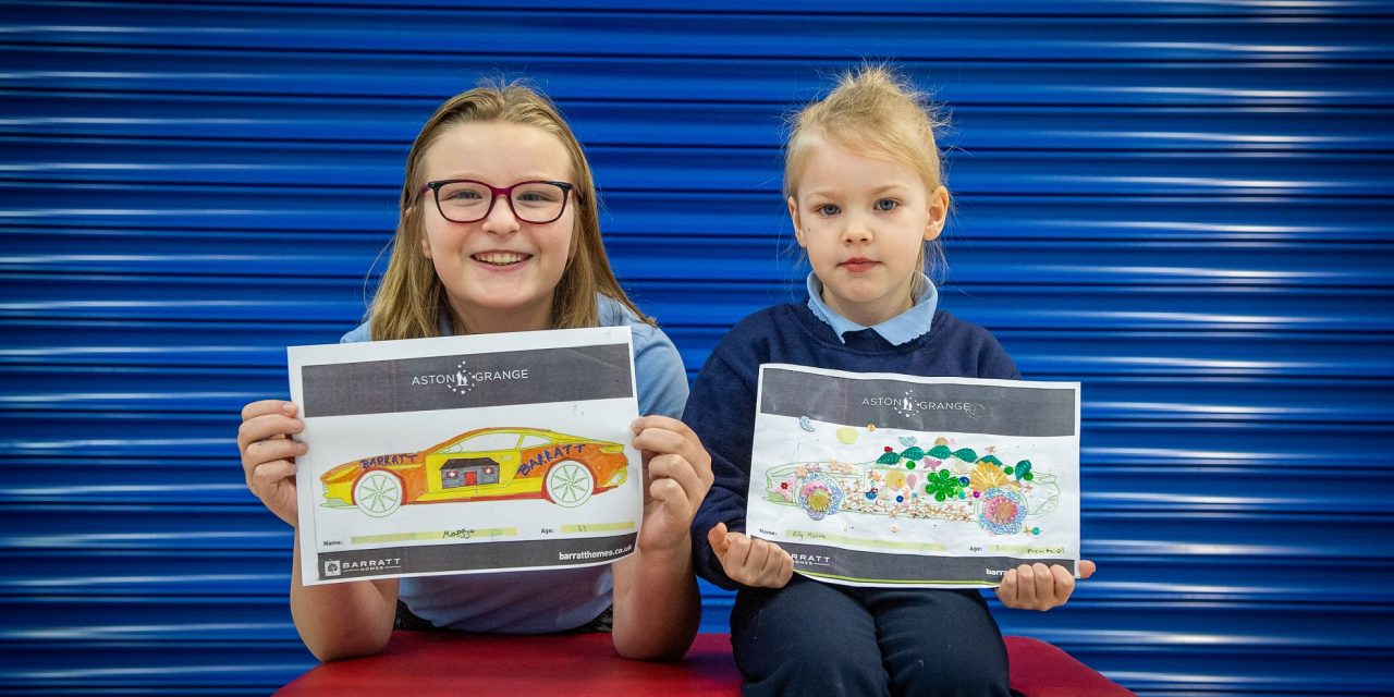 Super stars and their super cars! Lighthorne Heath school children design their own supercars for Warwickshire development