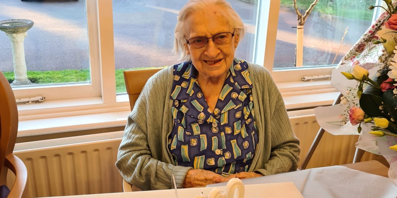 Birthday celebrations at Wolverhampton based care home as resident turns 100
