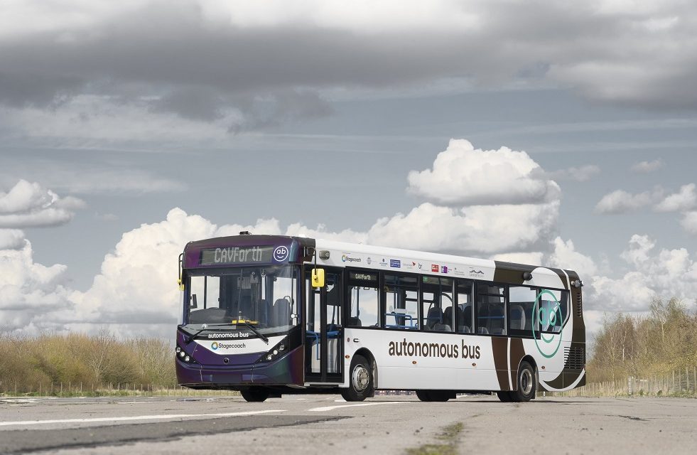 UK’s first full-sized autonomous bus takes to the roads of Scotland for the first time
