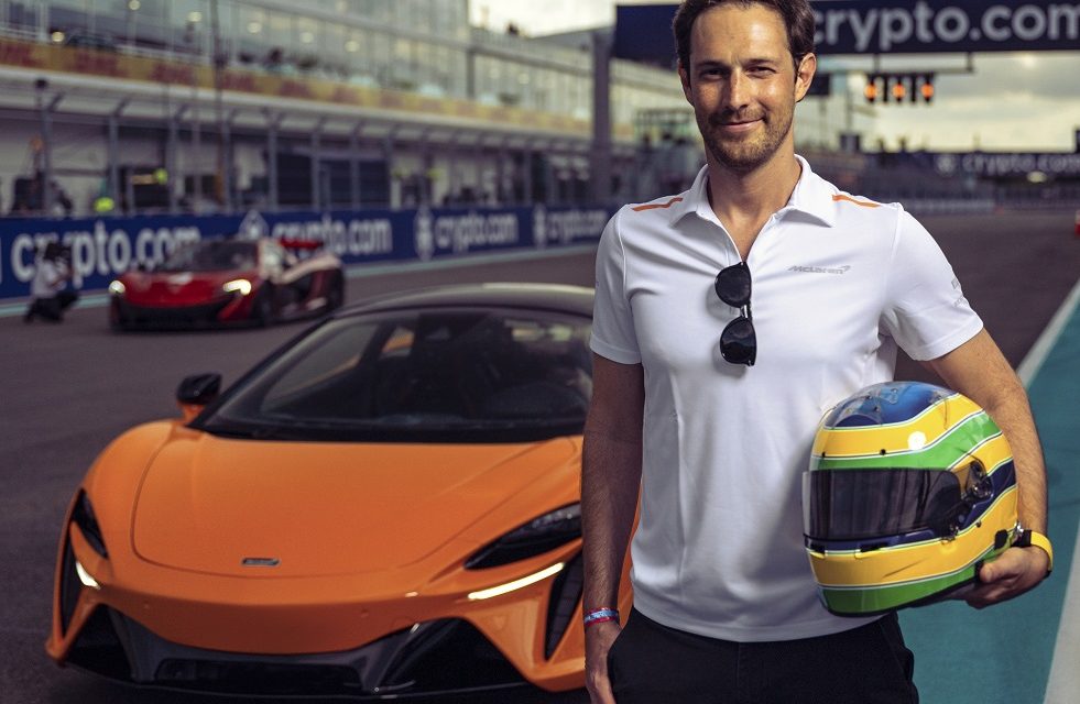 Bruno Senna laps Miami GP circuit in all-new McLaren Artura High-Performance Hybrid to mark its North American dynamic debut