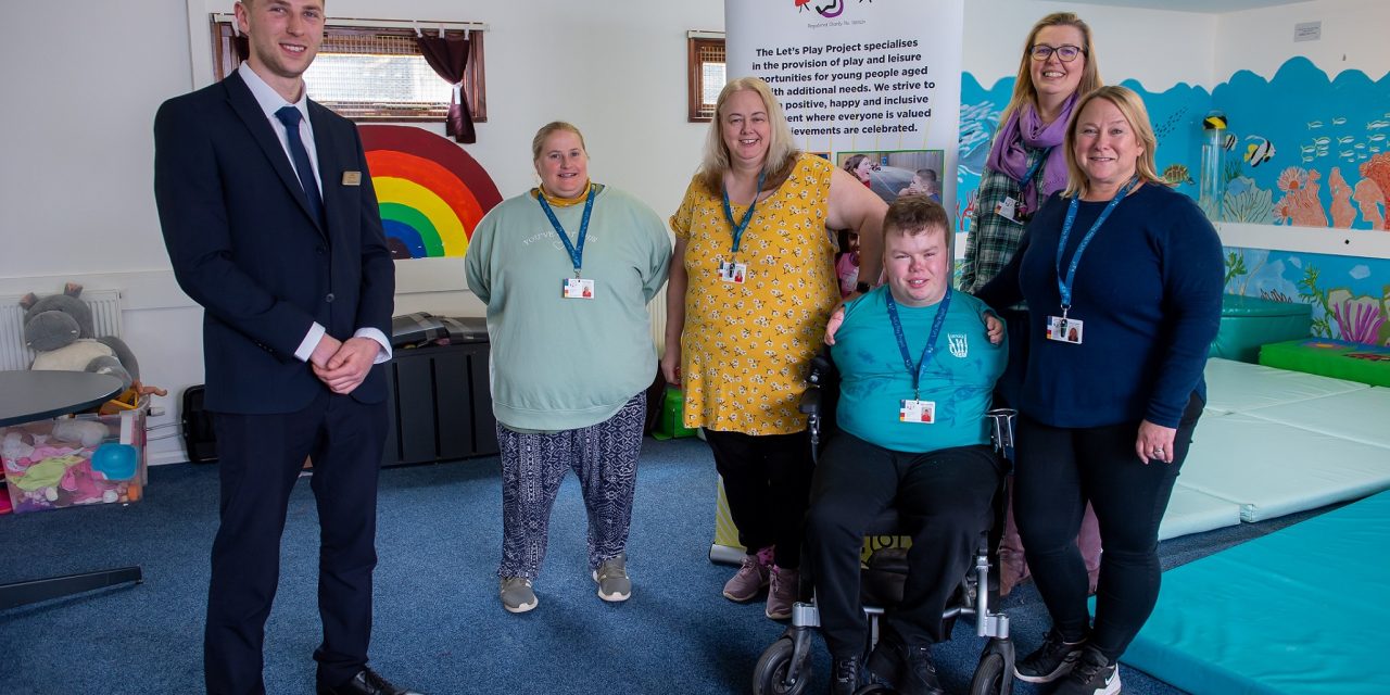 Oxfordshire housebuilder makes donation toward charity’s Easter day out
