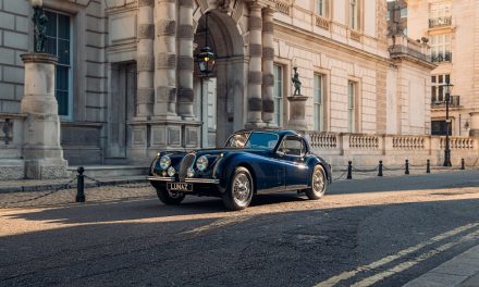 Lunaz unveils world’s first electric classic Jaguar made with ocean clean-up textiles