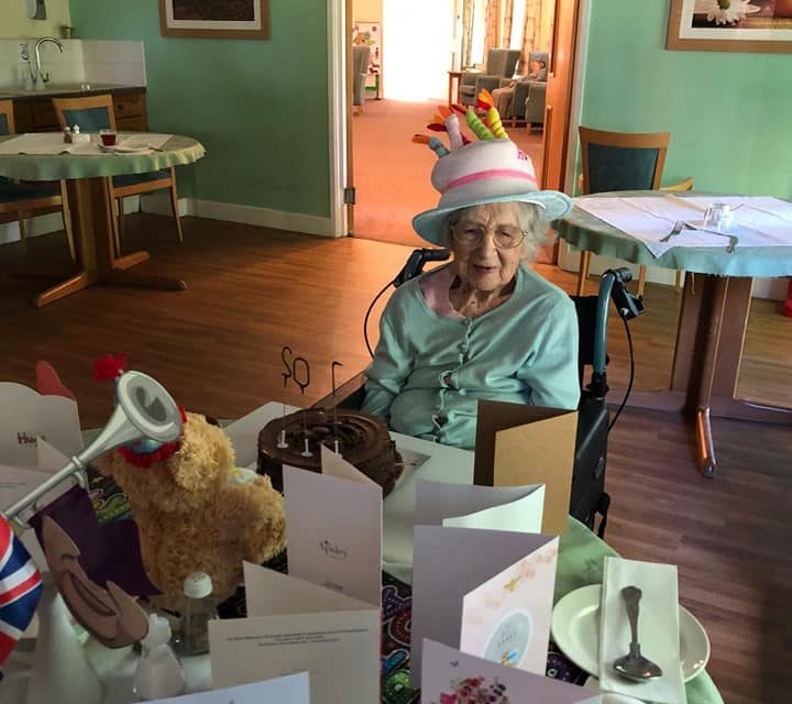 Birthday celebrations at Stratford upon Avon care home as resident turns 102