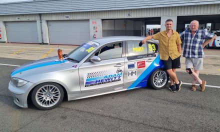 Bromwich Hardy in pole position with racing car sponsorship