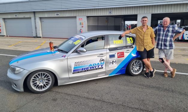 Bromwich Hardy in pole position with racing car sponsorship