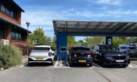 First pop-up, mini solar car park provides EV drivers with 20,000 miles of charge