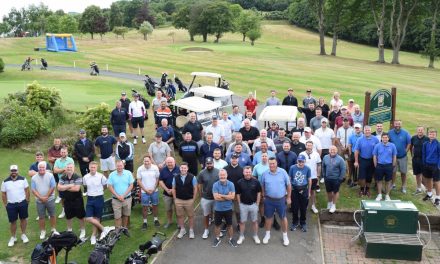 Glorious golf day putts smile on charity’s face