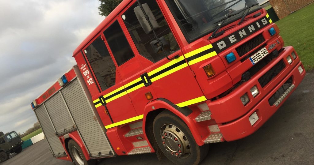 Discovery Fire Engine Fire engine passenger ride extinguishes police chase package in driving ...