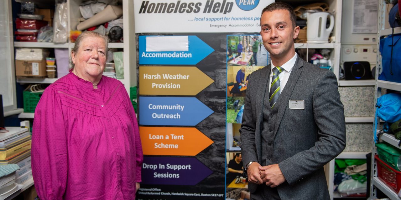 Derbyshire developer makes grand gesture to High Peak Homeless Help