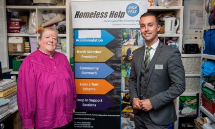 Derbyshire developer makes grand gesture to High Peak Homeless Help