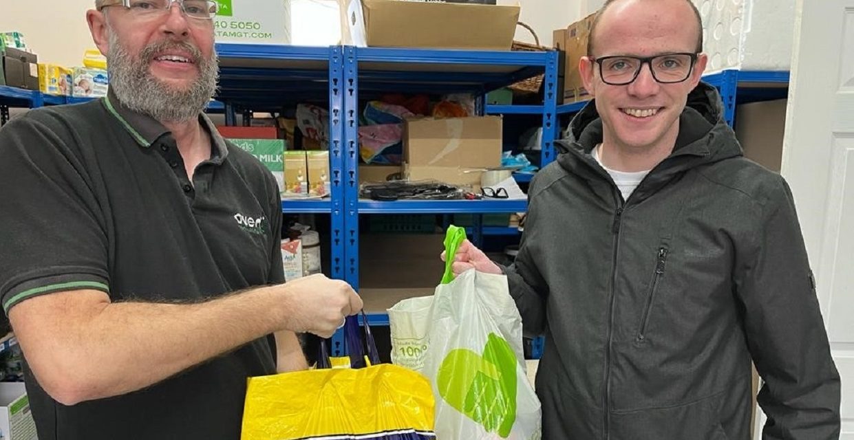 Ovenu Solihull delivers donated foodstuffs to Community Essentials foodbank