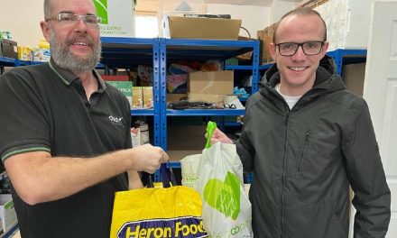 Ovenu Solihull delivers donated foodstuffs to Community Essentials foodbank