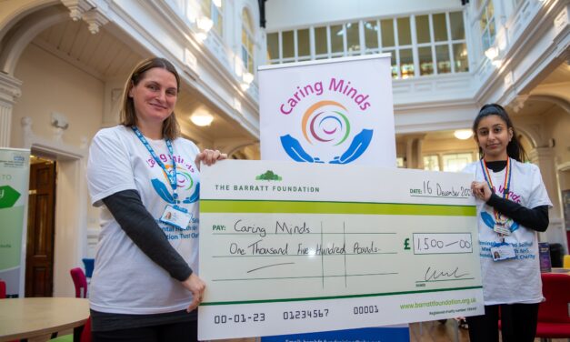 Housebuilder makes £1,500 donation to Birmingham mental health trust