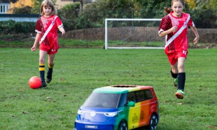 Volkswagen ‘Tiny Buzz’ makes special guest appearance at grassroots football following iconic UEFA WOMEN’S EURO 2022™ debut