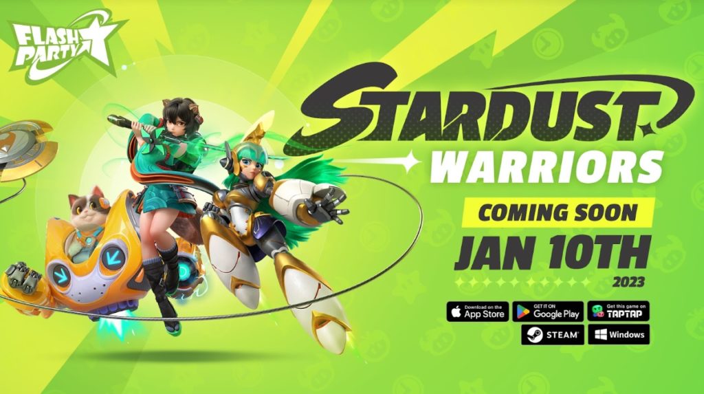 FLASH PARTY LAUNCHES WITH – STARDUST WARRIORS – UPDATE, INTRODUCING BATTLE ROYALE AND AN ALL-NEW FIGHTER!