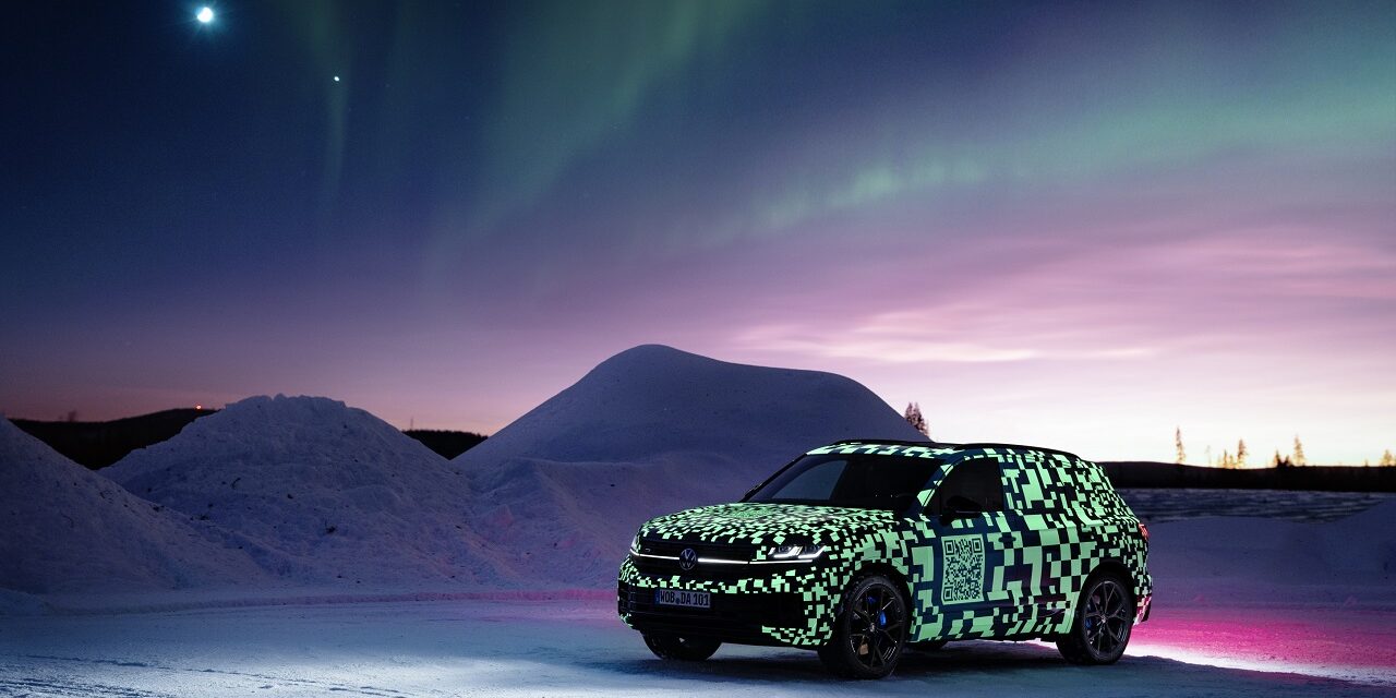 Final tests of the new Touareg close to the Arctic Circle