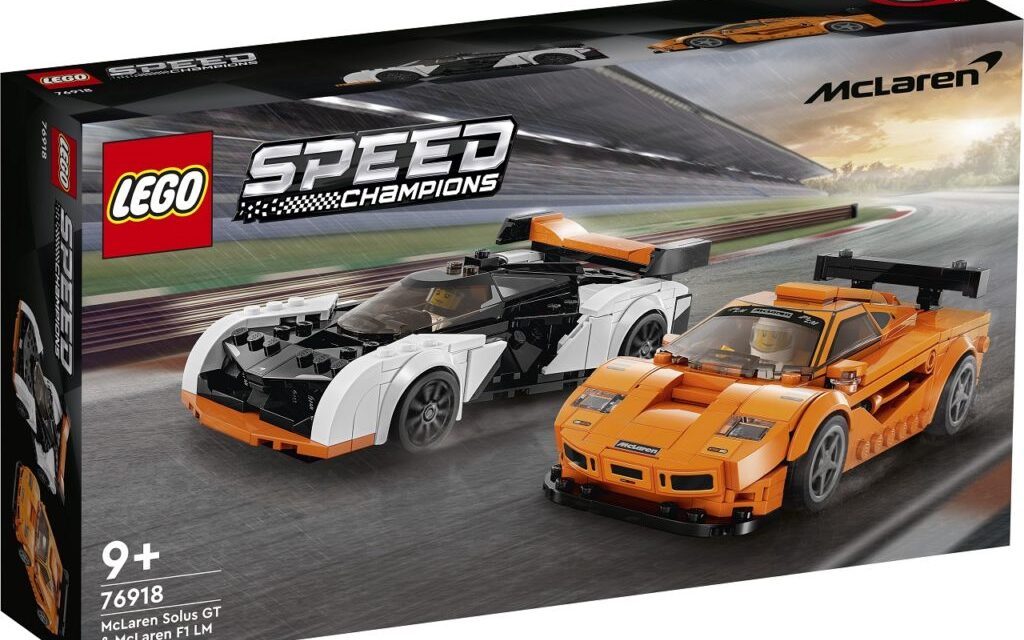 Two icons united in celebration of 60 years of McLaren: McLaren Automotive & the LEGO Group launch first hypercar and supercar McLaren Speed Champions double pack