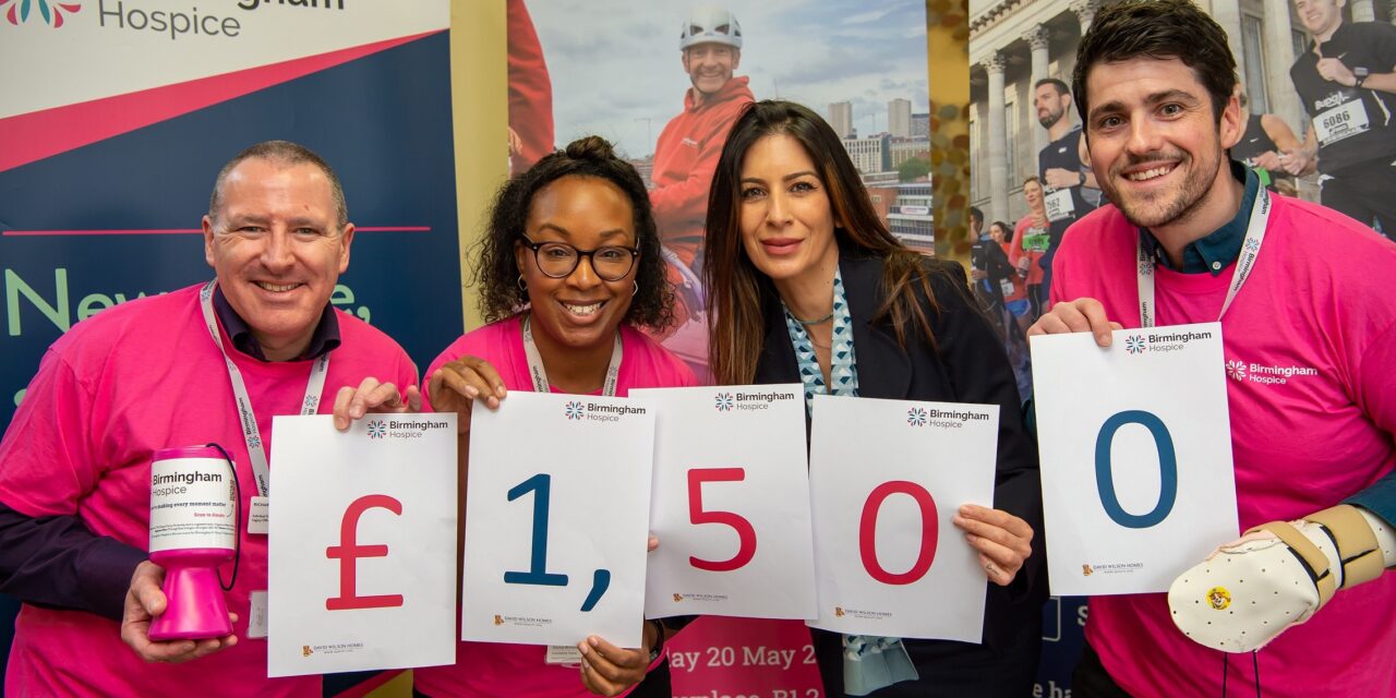 West Midlands hospice receives £1,500 donation from leading housebuilder