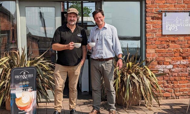 Shrewsbury businesses collaborate to deliver an unforgettable coffee experience