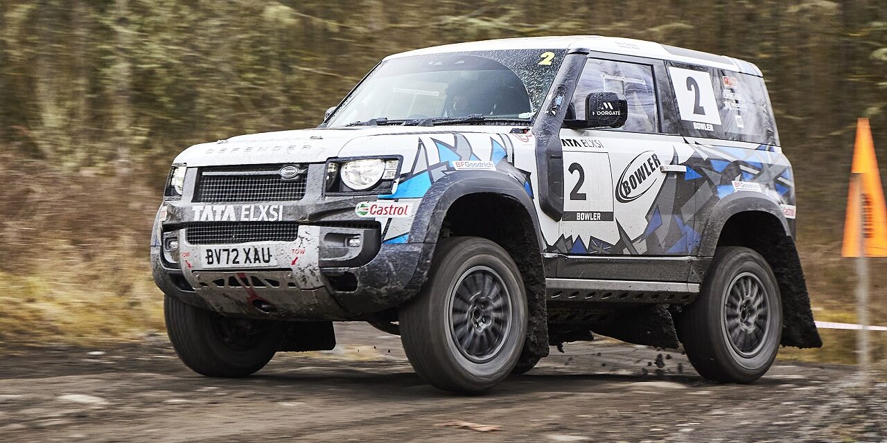 Tata Elxsi has been confirmed as the title partner for 2023 UK and International Defender Rally Series by Bowler
