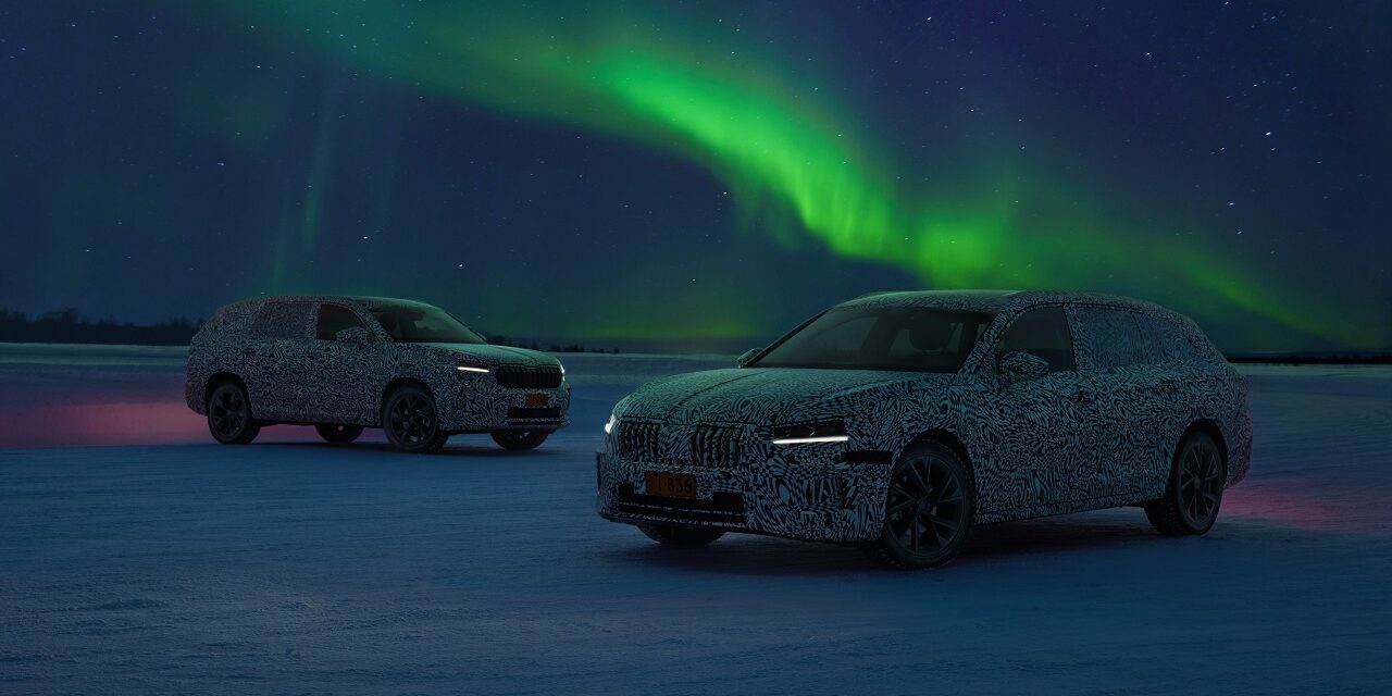 New generations of Kodiaq and Superb successfully complete super-cold testing in the Arctic Circle