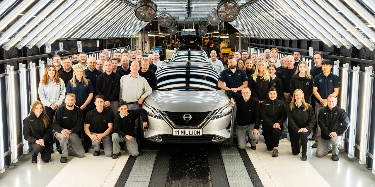 A car every two minutes for 37 years: Nissan Sunderland Plant passes 11 million milestone