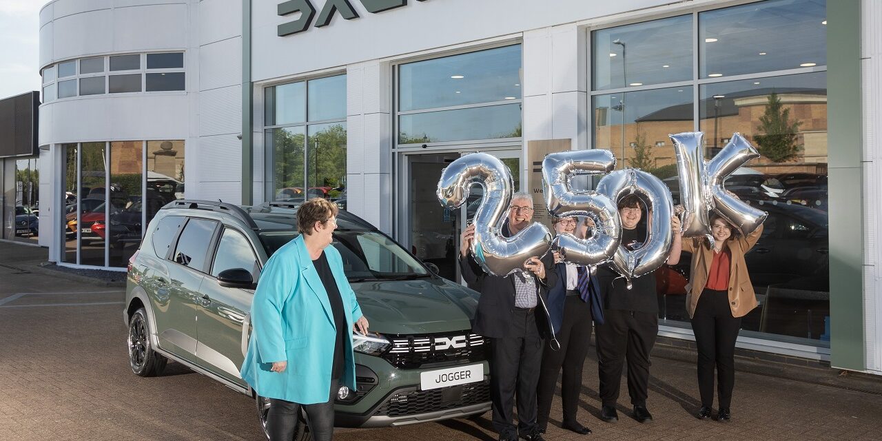 Dacia marks first decade in the UK by selling its quarter of a millionth car