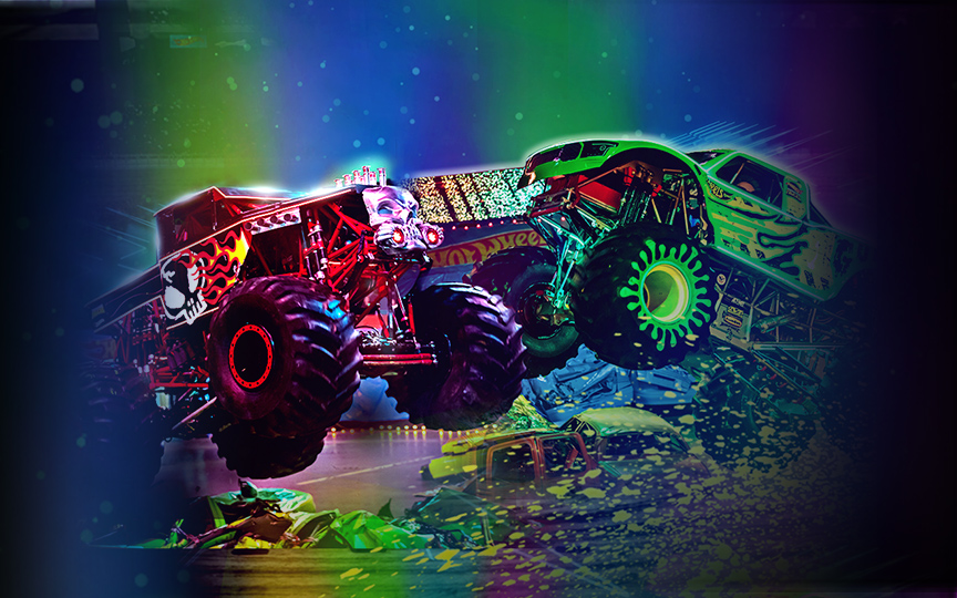 Hot Wheels Monster Trucks LiveT Glow PartyT Is Heading to Leeds for the First Time!